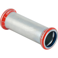 Mufa GEBERIT Mapress C-Stahl FKM przesuwna, stal (ocynk galwaniczny/elektrolityczny) (ocynk), 28 mm, DN 25 x 28 mm x DN 25 (MZ), (głębokość: 15.5 mm) z uszczelką