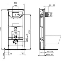 PROSYS STELAŻ WC 120