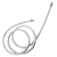 Wąż natryskowy rozciągliwy chrom, 150 cm z anti-twist