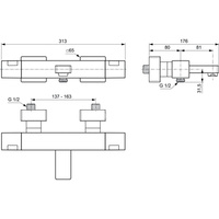 CERATHERM C100 BATERIA WANNOWO-NATRYSKOWA