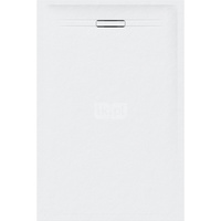 Brodzik prostokątny Geberit Sestra: 160x70x4cm, Biały / Struktura łupka