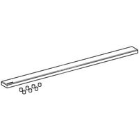 Pokrywa Geberit ze stali nierdzewnej, do rynny zbiorczej: L=80cm, Szczotkowany