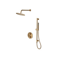 SET B920 ZESTAW PODTYNKOWY Z BATERIĄ TERMOST. WAN-NATR ZEN MIEDŹ SZCZO