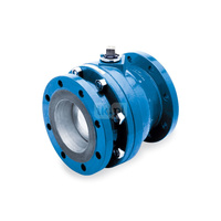 Kurek kulowy kołnierzowy do wody WK 3a PS 16 DN 200 kula k.o.