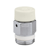 Ręczny zawór odpowietrzający do grzejników. Gwint z uszczelką PTFE 1/4" GZ