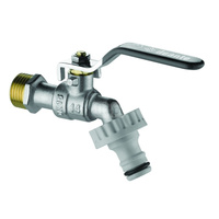 Zawór kulowy czerpalny ogrodowy 3/4" z adapterami 