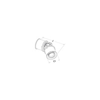 Kolano 45º 63 x 63 mm