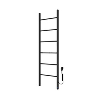 Grzejnik elektryczny (suszarka) INSTAL-PROJEKT PRIMAVERA ELECTRO, wym. 1120/400 mm, kolor czarny mat,  moc 87 W