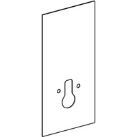 Okładzina przednia do modułu sanitarnego Geberit Monolith do wiszącej miski WC, 101 cm, szerokość mocowania WC 18 cm: Czarny / Szkło