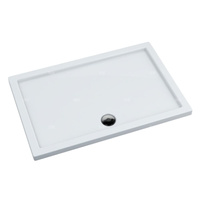 Brodzik kompozytowy Stabilsound Plus® Corrina 70x140x5 cm, prostokątny z odpływem na dłuższym boku