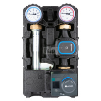 Grupa pompowa AFRISO PrimoTherm K 180-2 DN 25 AP 3-WM-R GZ x GW 1 1/2'' x 1'', z zaworem mieszającym, z izolacją, z pompą obiegową AFRISO APH 361 25-7/180 mm