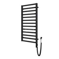 Grzejnik elektryczny (suszarka) INSTAL-PROJEKT POPPY ELECTRO, wym. 1630 (1735 z grzałką)/600 mm, kolor czarny, moc 900 W