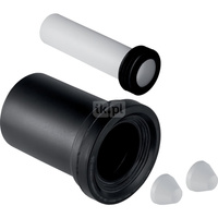 Zestaw przyłączeniowy Geberit do wiszącej miski WC, długość 18,5 cm: d=90mm, d1=45mm, Biały-alpin