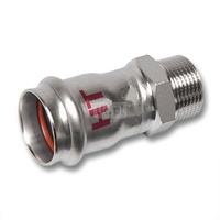 Nypel SANHA NiroSan Press Industry, stal nierdzewna, 35 mm x 1 1/4'' (zw x GZ)