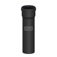 Rura prosta PP L2000mm DN80mm odporna na promieniowanie UV z uszczelką [EPDM]