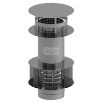 Zakończenie komina JEREMIAS CLV33 stal nierdzewna fi 225/450 mm