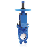 Zasuwa nożowa z trzpieniem wznoszącym ZNG/R (sterowanie ręczne kółkiem) T.max 90st.C ZNG/R PN10 DN 200