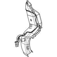 Grzałka z obudową, do suszarki do Geberit AquaClean Mera (od roku produkcji 2020)
