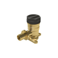 Kolano ścienne mosiężne z uszami GW ultraLINE - 14 Rp1/2" L = 41 mm