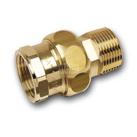 Śrubunek SANHA PURAFIT ze stożkiem trzyczęściowy, Cu, 1 1/2'' (GW x GZ)