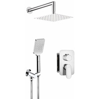 Komplet podtynkowy natryskowy alpinia chrom z boxem mieszaczowym