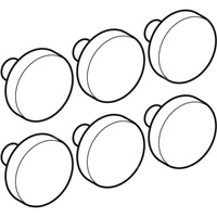 Zestaw odbojników do pokrywy deski sedesowej Emani (6 szt.) rabat