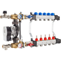 Rozdzielacz InoxFlow z układem mieszającym (seria USFP) - 10 obwodów