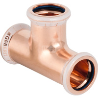 Trójnik GEBERIT Mapress Kupfer FKM równoprzelotowy 90' Cu 22 mm MZ