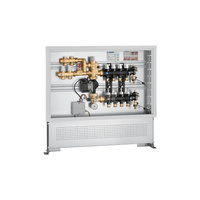 Zespół regulacyjny - regulacja stałotemperaturowa z dodatkowym rozdzielaczem obiegu pierwotnego 1" GW 13 x 3/4" GZ, 2 x 3/4" GZ