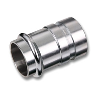 Nypel SANHA NiroSan Press, stal nierdzewna, 54 mm x 60,3 mm (zw x GW)