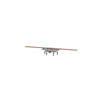 Linearis Infinity 60 z Mechanicznym syfonem Megastop, Szczotkowana powierzchnia - miedź, 1200 mm