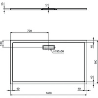 ULTRAFLAT NEW BRODZIK 140X80 PROS.