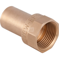 Złącze GEBERIT Mapress Kupfer przejściowe, brąz, 3/4'' x 18 mm (GW x końcówka wciskowa)