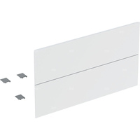 Zestaw frontów szuflad (2 szt.) do dolnej szafki pod umywalkę z dwoma szufladami GEBERIT ONE, kol. biały matowy szer.900 mm