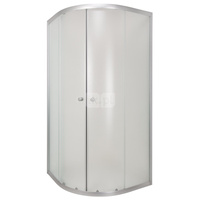 Półokrągła kabina prysznicowa Vitoria szkło mrożone