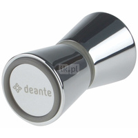 Uchwyt okrągły do drzwi kabin, chrom, grubość szyby: 4 - 10 mm, (seria kerria plus), z logo