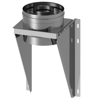 Uchwyt JEREMIAS CLV01 stal nierdzewna fi 250/500 mm (50-150 mm) (mocowanie - Blacha konsoli przesuwalna)