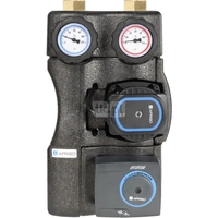 Grupa pompowa AFRISO BPG 241 GZ x nakrętka 1'' x 1'', z pompą obiegową AFRISO APH 160 15-7/130 mm, z siłownikiem arm 141