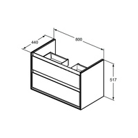 C.AIR SZAFKA 80X44 MDB&MWH