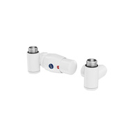 Z16 ZESTAW TERMOSTATYCZNY PRAWY Z TRÓJNIKIEM INTEGRA BIAŁY/WHITE MAT NA PEX