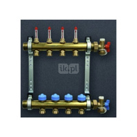 Pakiet rozdzielacz HKV 14 z przepływomierzami, zawory + końcowki