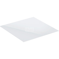 Blat Geberit ONE do szafki bocznej i elementu bocznego, szkło: 45x0.6x46.5cm, Biały / Szkło