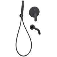 Zestaw wannowy podtynkowy SIROS czarny