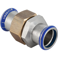 Śrubunek hydrauliczny GEBERIT Mapress Edelstahl FKM stal nierdzewna mz 15 mm z pierścieniem zacinającym