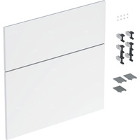 Zestaw frontów szuflad (2 szt.) do dolnej szafki pod umywalkę GEBERIT iCon, kol. biały wysoki połysk szer.600 mm