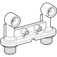Przyłącze wody Geberit do podtynkowej skrzynki funkcyjnej, do baterii umywalkowych Piave i Brenta