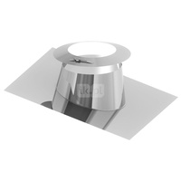 Przejście przez dach 5-15st. aluminiowe z kołnierzem fi300mm 