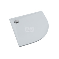 Schedpol Brodzik kompozytowy Stabilsound Plus® Etrusco 80x80x3 cm R55, półokrągły