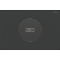 Elektroniczny zestaw uruchamiający WC Geberit, IR, zasilanie bateryjne, Sigma10, 12cm, czarny mat, easy-to-clean