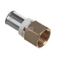 Złączka prosta zaprasowywana QIK XPRT, mosiądz, 1/2'' x 16 mm (GW x złącze zaprasowywane)